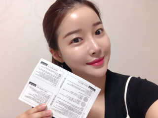 하루앤 울트라 인텐시브 페이셜 리세라시카 4-스텝 마스크팩 — 4.5점을 준 리뷰어가 2018년 6월 올린 사용 사진