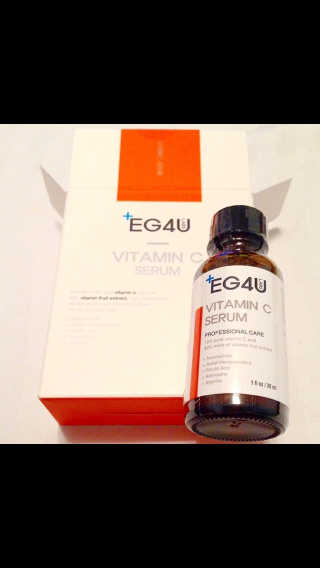 eg4u 이지포유 비타민 C 세럼 — 5점을 준 리뷰어가 2018년 8월 올린 사용 사진