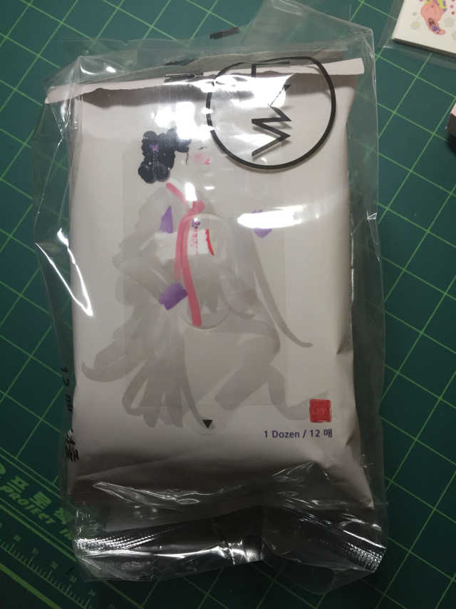 한복시리즈 물티슈 리뷰 사진