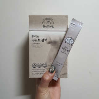 [하우투잇] 뤼에르 쿠르브 블랙 10ml x 30포 총 300ml — 4점을 준 리뷰어가 2020년 2월 올린 사용 사진