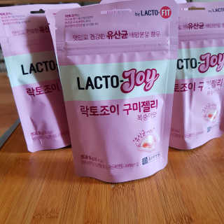 락토조이 구미젤리 복숭아맛 — 5점을 준 리뷰어가 2019년 10월 올린 사용 사진