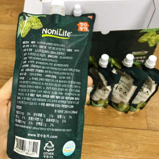 장수농가 남태평양 사모아 노니 원액 1L or 200mlx10팩 중 택 1 — 5점을 준 리뷰어가 2019년 1월 올린 사용 사진