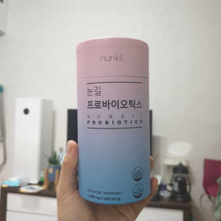 눈길 프로바이오틱스 눈길 콜라겐 프로바이오틱스 — 5점을 준 리뷰어가 2019년 11월 올린 사용 사진