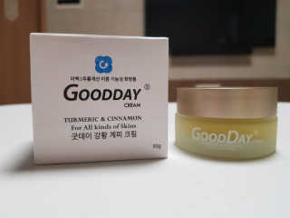 GoodDay Skincare GoodDay 강황 크림 — 5점을 준 리뷰어가 2019년 5월 올린 사용 사진