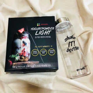 오붐주식회사 오붐 설탕을 뺀 요거트 파우더 라이트 550g+보틀 — 4.33점을 준 리뷰어가 2017년 12월 올린 사용 사진