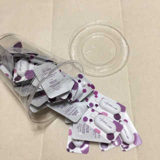야시엔코 앰플수면팩 퍼플 — 5점을 준 리뷰어가 2019년 2월 올린 사용 사진