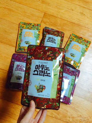 아우노그라노 오리지날, 진짜 베리, 진짜 카카오 — 5점을 준 리뷰어가 2018년 2월 올린 사용 사진