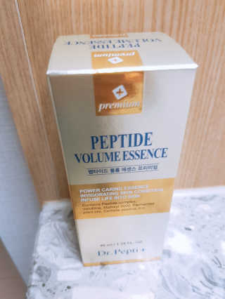 닥터펩티 펩타이드 볼륨 에센스 프리미엄 40ml — 5점을 준 리뷰어가 2018년 11월 올린 사용 사진