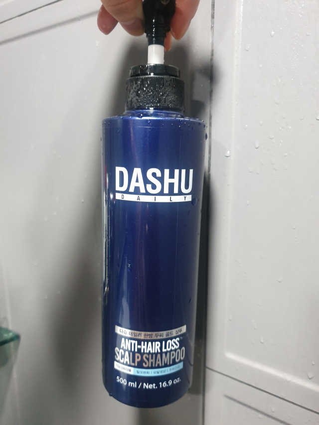 다슈 단백질 한방 두피 골드 샴푸 500ml +샴푸브러쉬 리뷰 사진