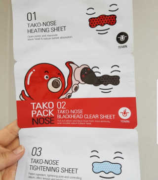 나이팅게일 TAKO PACK NOSE [문어코팩] — 4.83점을 준 리뷰어가 2018년 7월 올린 사용 사진