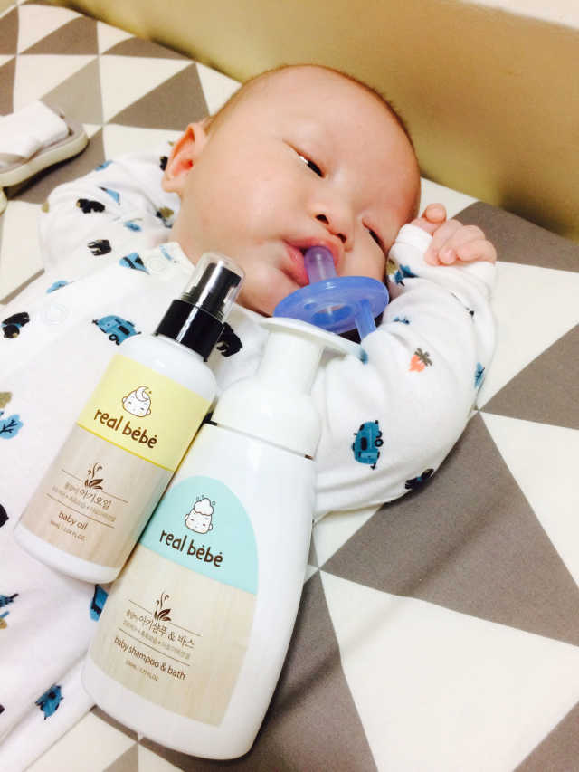 리얼베베 아기오일 & 샴푸바스 리뷰 사진