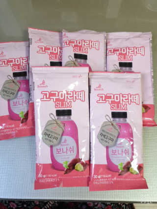 보나쉬슬림 고구마라떼 6pc+보틀 — 4점을 준 리뷰어가 2019년 6월 올린 사용 사진