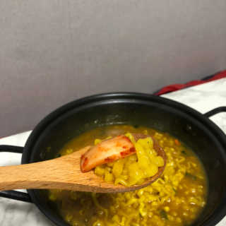 오뚜기카레면 2차 모집 — 5점을 준 리뷰어가 2019년 2월 올린 사용 사진