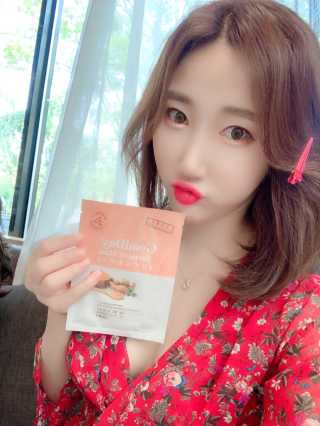 GoodDay Skincare GoodDay 강황 마스크 — 4점을 준 리뷰어가 2019년 6월 올린 사용 사진