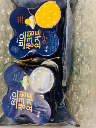 [매일 바이오] 생크림요거트 플레인 12개 + 유자 12개 — 4.5점을 준 리뷰어가 2019년 6월 올린 사용 사진