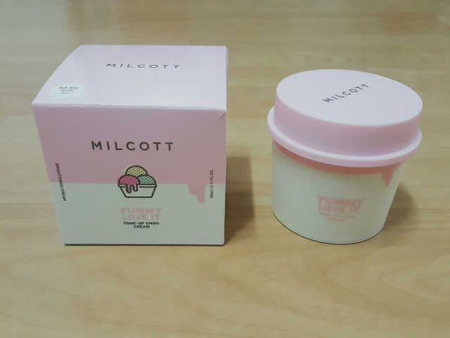 밀콧 톤업 슈 크림 리뷰 사진