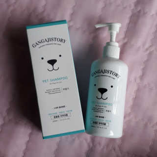 강아지스토리 펫샴푸 300ml — 5점을 준 리뷰어가 2019년 2월 올린 사용 사진