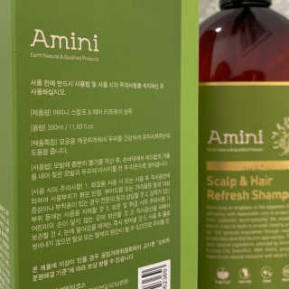 아미니 스칼프헤어리프레쉬샴푸 — 5점을 준 리뷰어가 2018년 11월 올린 사용 사진