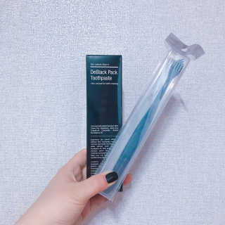 the naked object 디블랙팩치약 디블랙칫솔 세트 — 5점을 준 리뷰어가 2020년 1월 올린 사용 사진