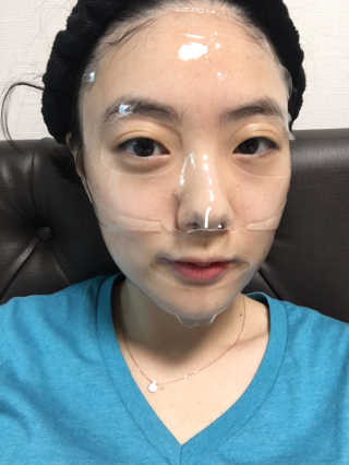 어셀리 브릴리언스 솔루션 하이드로겔 페이셜 마스크 — 5점을 준 리뷰어가 2020년 1월 올린 사용 사진