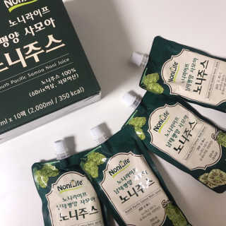장수농가 남태평양 사모아 노니 원액 1L or 200mlx10팩 중 택 1 — 5점을 준 리뷰어가 2019년 1월 올린 사용 사진