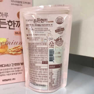 [정선드림] 오늘하루 든든한끼 허니통곡물 1BOX — 4점을 준 리뷰어가 2019년 10월 올린 사용 사진