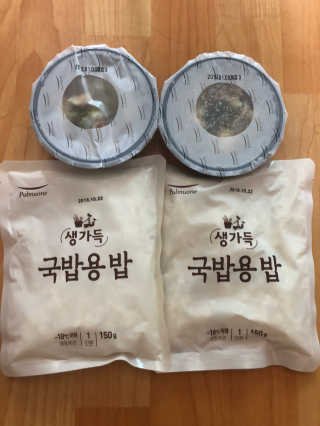 [풀무원] 사골곰탕국밥 황태해장국밥 — 4.67점을 준 리뷰어가 2018년 6월 올린 사용 사진