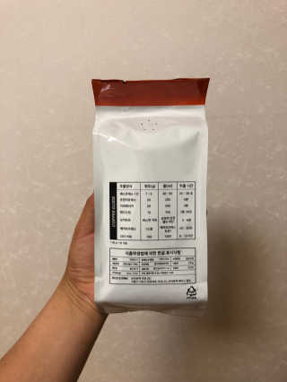 브라운백 커피 브라운백커피 디카페인 원두 3종 — 4.5점을 준 리뷰어가 2018년 7월 올린 사용 사진