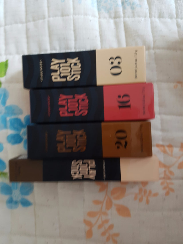 플레이 101 스틱 4종 리뷰 사진