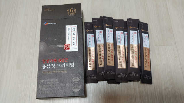 정직한삼 정성가득 6년근 홍삼정 프리미엄 리뷰 사진