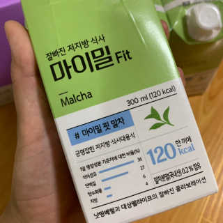 낫띵베럴 잘빠진 저지방 식사 마이밀Fit 말차 6팩 — 3점을 준 리뷰어가 2019년 7월 올린 사용 사진