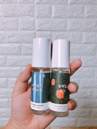 르플랑 제주 패브릭 퍼퓸 60ml 8종 — 5점을 준 리뷰어가 2018년 11월 올린 사용 사진
