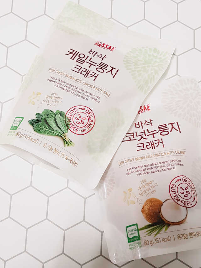 바삭 유기농 현미 누룽지 크래커 3종 리뷰 사진