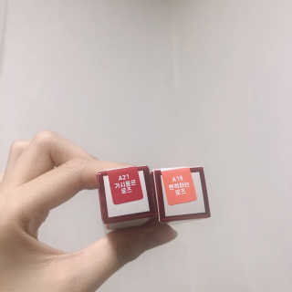 [블랙루즈] 에어 핏 벨벳 틴트4 1+1 — 5점을 준 리뷰어가 2019년 7월 올린 사용 사진