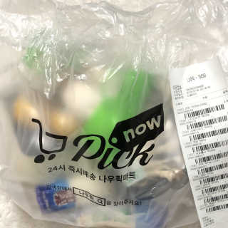 [강남,강서지역 한정]온라인편의점 나우픽 2만원 쿠폰 — 5점을 준 리뷰어가 2019년 3월 올린 사용 사진