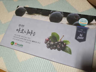 [하이헬스] 원물맛이 그대로~ 참진한 아로니아즙 30포 — 5점을 준 리뷰어가 2019년 12월 올린 사용 사진