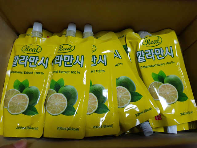 리얼깔라만시 리뷰 사진