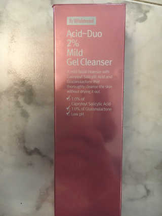 바이 위시트랜드 Acid-duo 2 마일드 젤 클렌저 — 5점을 준 리뷰어가 2019년 1월 올린 사용 사진