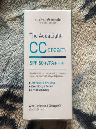 마더메이드 더 아쿠아라이트 CC크림 SPF50+ PA+++ — 4점을 준 리뷰어가 2019년 12월 올린 사용 사진