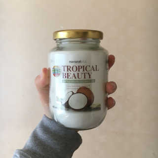 트로피칼뷰티 엑스트라버진 코코넛오일 450ml — 5점을 준 리뷰어가 2017년 2월 올린 사용 사진