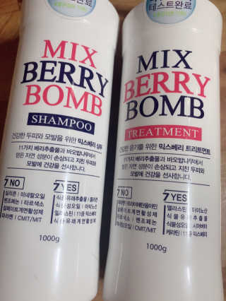 (주)에네스티 믹스베리 단백질 폭탄 샴푸 1000g — 5점을 준 리뷰어가 2019년 12월 올린 사용 사진
