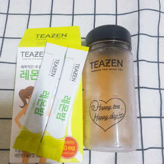 티젠 레몬밤 + 마이보틀 — 5점을 준 리뷰어가 2018년 7월 올린 사용 사진
