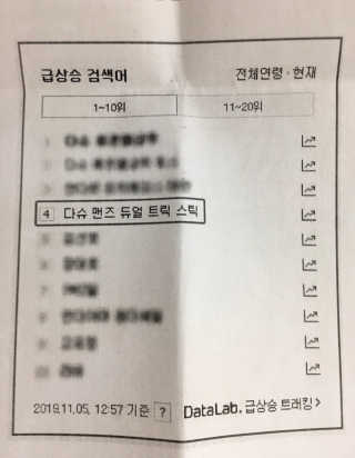 다슈코리아 다슈 맨즈 듀얼 트릭 스틱 + 폼클렌징 30ml — 5점을 준 리뷰어가 2020년 2월 올린 사용 사진