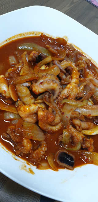 맵꾸미 쭈꾸미볶음 450g — 4점을 준 리뷰어가 2019년 8월 올린 사용 사진