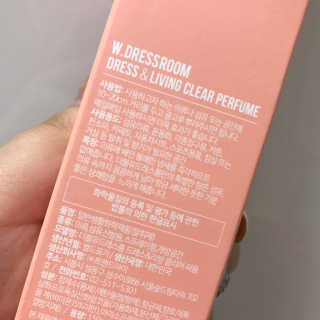 더블유드레스룸 드레스퍼퓸 150ml — 4.5점을 준 리뷰어가 2018년 11월 올린 사용 사진