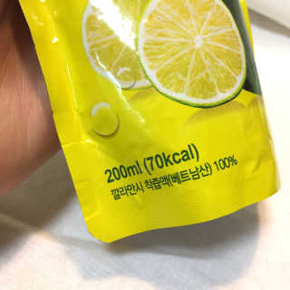 장수농가 리얼깔라만시 — 5점을 준 리뷰어가 2018년 6월 올린 사용 사진