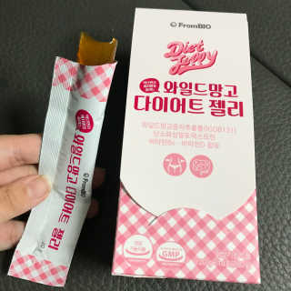 프롬바이오 다이어트엔와일드망고 젤리 — 4.5점을 준 리뷰어가 2019년 10월 올린 사용 사진