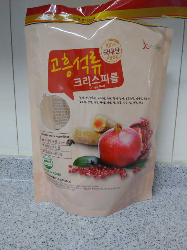고흥석류 크리스피롤170g 리뷰 사진