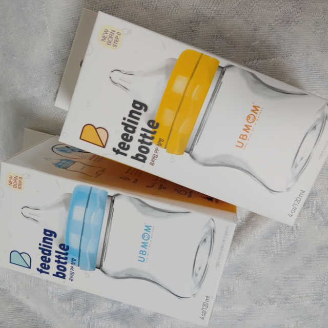 유비맘 신생아젖병 120ml 트리플팩_ 젖꼭지 포함 리뷰 사진