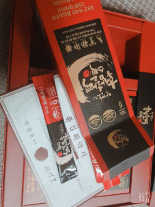 메이준뉴트리 박경호의 홍삼활력스틱 10ml x 30포 — 5점을 준 리뷰어가 2020년 2월 올린 사용 사진